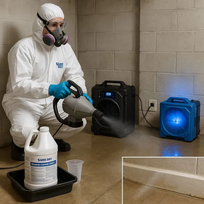 Sanitization and Odor Removal process in Portland, TN
